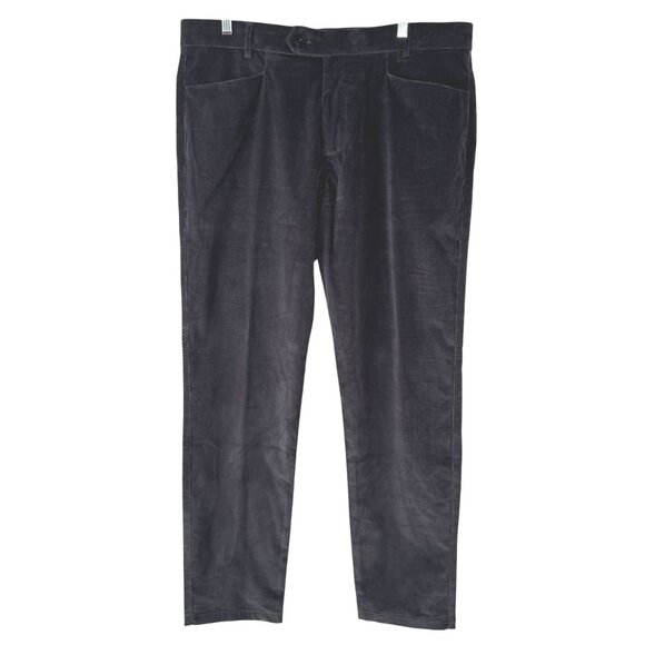 Greyson Corduroy Pants Mens Size 36 X 32 Charcoal Cotton Blend Stretch PT-2453 - Picture 1 of 10